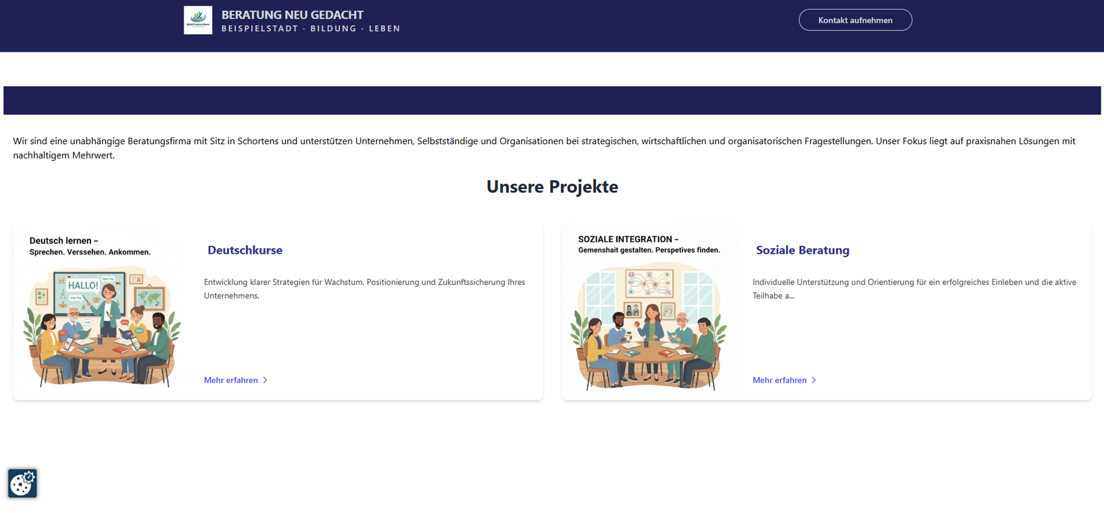 Flexi-Planner Dashboard Vorschau